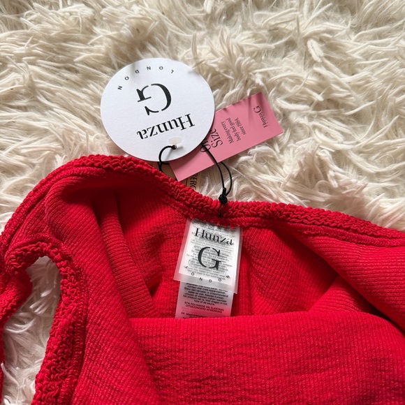 NWT Hunza G domino one piece in red - Picture 4 of 7